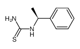 ((S)-1-Phenyl-ethyl)-thiourea Structure