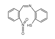N-o-Nitrobenzyliden-o-mercaptoanilin Structure