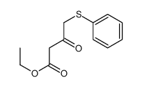 Ethyl 3-oxo-4-(phenylthio)butanoate结构式