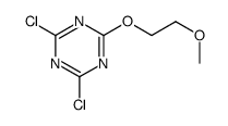2,4-dichloro-6-(2-methoxyethoxy)-1,3,5-triazine Structure