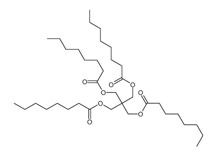 2,2-bis[[(1-oxooctyl)oxy]methyl]-1,3-propanediyl dioctanoate Structure
