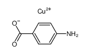 bis(4-aminobenzoato)copper(II)结构式