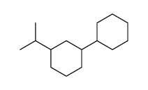 1-cyclohexyl-3-propan-2-ylcyclohexane结构式