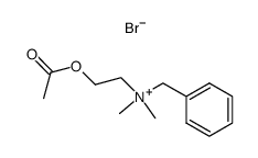 (β-Acetoxyethyl)-benzyldimethylammonium-bromid结构式