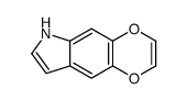 6H-[1,4]dioxino[2,3-f]indole结构式
