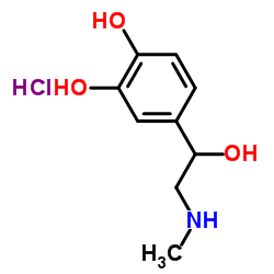 Epinephrine Hydrochloride Structure