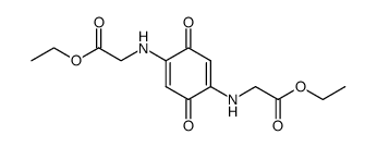 N,N'-(3,6-dioxo-cyclohexa-1,4-diene-1,4-diyl)-bis-glycine diethyl ester Structure