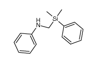 (Anilinomethyl)-phenyldimethylsilan Structure