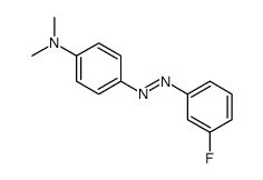 p-[(m-Fluorophenyl)azo]-N,N-dimethylaniline Structure