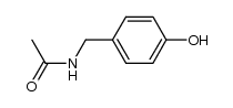 N-(4-hydroxybenzyl)acetamide结构式