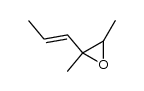 2,3-dimethyl-2-propenyl-oxirane结构式