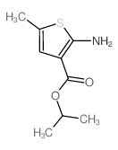 3-Thiophenecarboxylicacid,2-amino-5-methyl-,1-methylethylester(9CI) Structure