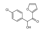 2-(4-chlorophenyl)-1-(furan-2-yl)-2-hydroxyethanone结构式