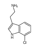 2-(7-chloro-1H-indol-3-yl)ethanamine Structure