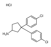 1,1-bis(4-bromophenyl)cyclopentane Structure