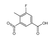 3-nitro-4-methyl-5-fluorobenzoic acid Structure