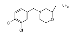 1-[(2R)-4-(3,4-Dichlorobenzyl)-2-morpholinyl]methanamine结构式