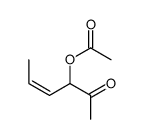 2-oxohex-4-en-3-yl acetate结构式
