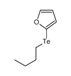 2-butyltellanylfuran Structure