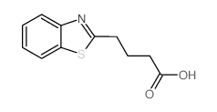 2-苯并噻唑丁酸(9ci)结构式