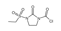 3-(ethylsulfonyl)-2-oxoimidazolidine-1-carbonyl chloride Structure