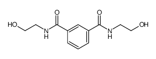 N,N’-bis(2-hydroxyethyl)isophthalamide结构式