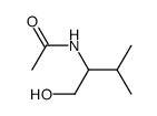 2-Acetamino-3-methyl-butan-1-ol Structure
