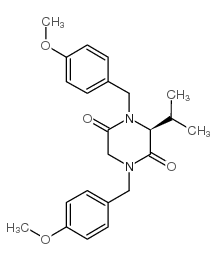 1,4-bis[(4-methoxyphenyl)methyl]-3-propan-2-ylpiperazine-2,5-dione Structure