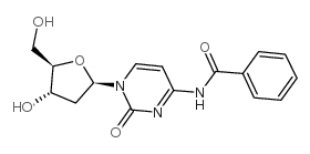 N4-Benzoyl-2'-deoxycytidine structure