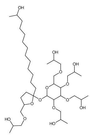 八(2-羟丙基)蔗糖结构式