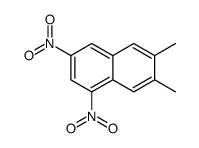 6,7-dimethyl-1,3-dinitronaphthalene结构式