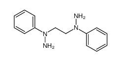 1,2-bis-(N-phenyl-hydrazino)-ethane Structure