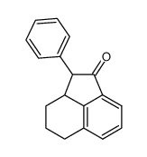 2-Phenyl-2a,3,4,5-tetrahydro-acenaphthenon-(1) Structure