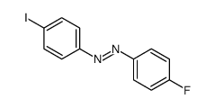 (4-fluorophenyl)-(4-iodophenyl)diazene结构式