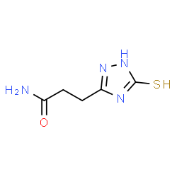 3-(3-mercapto-1H-1,2,4-triazol-5-yl)propanamide Structure