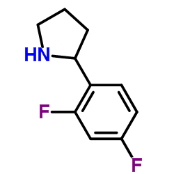 2-(2,4-Difluorophenyl)pyrrolidine Structure
