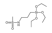 N-(3-triethoxysilylpropyl)methanesulfonamide结构式