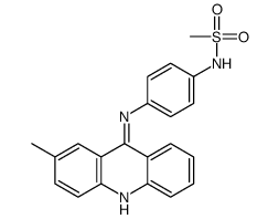 N-[4-(2-Methyl-9-acridinylamino)phenyl]methanesulfonamide结构式