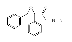 [2-(2,3-diphenyloxiran-2-yl)-2-oxo-ethylidene]-imino-azanium结构式