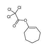 cyclohepten-1-yl 2,2,2-trichloroacetate结构式