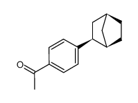 4-(endo-2-norbornyl)acetophenone Structure