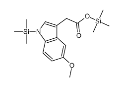 1H-Indole-3-acetic acid, 5-methoxy-1-(trimethylsilyl)-, trimethylsilyl ester picture
