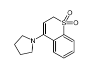 4-pyrrolidin-1-yl-2H-thiochromene 1,1-dioxide Structure