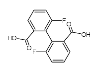 6,6'-difluoro-2,2'-diphenic acid结构式