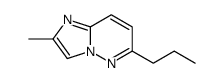 2-methyl-6-propylimidazo[1,2-b]pyridazine结构式