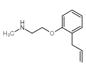 N-methyl-2-(2-prop-2-enylphenoxy)ethanamine结构式