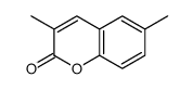 3,6-dimethylchromen-2-one结构式