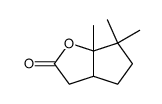 1,8,8-Trimethyl-2-oxabicyclo<3.3.0>octan-3-one结构式