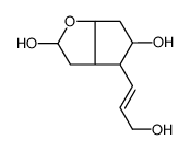 4-(3-hydroxyprop-1-enyl)-3,3a,4,5,6,6a-hexahydro-2H-cyclopenta[b]furan-2,5-diol Structure