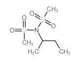 Methanesulfonamide,N-(1-methylpropyl)-N-(methylsulfonyl)- structure